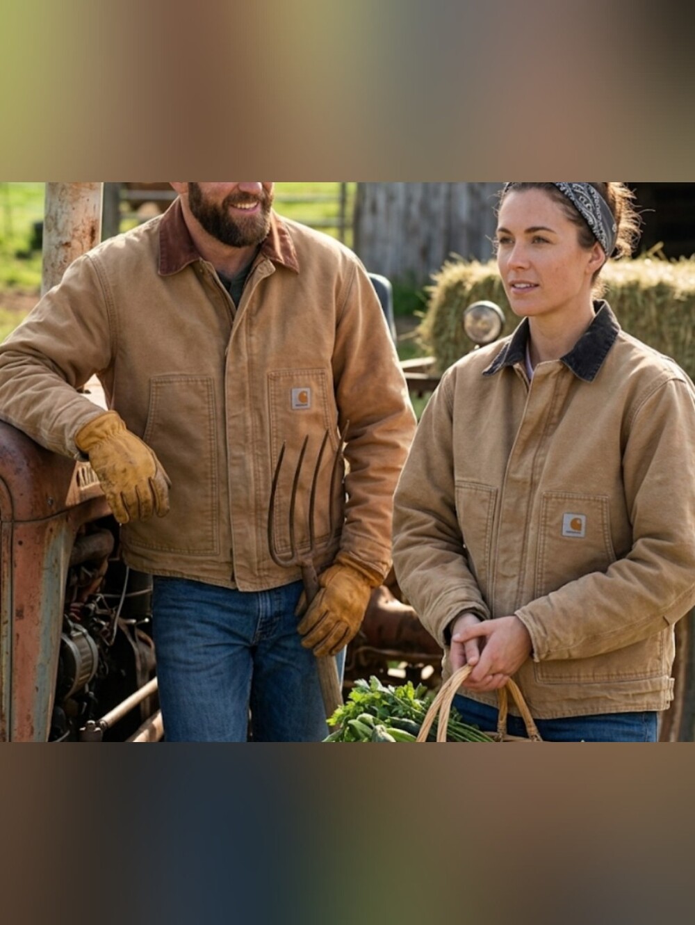 Carhartt J184 CML Sandstone Arctic Traditional Jacket Sherpa Lined Mens Small WL